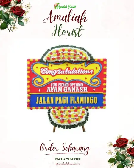 Sewa Papan Bunga Memahak Teboq